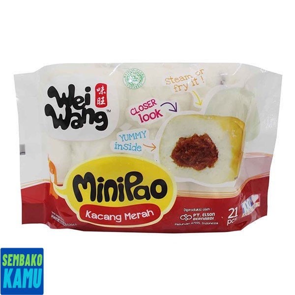 

Wei Wang Minipau Kacangmerah 21 pcs