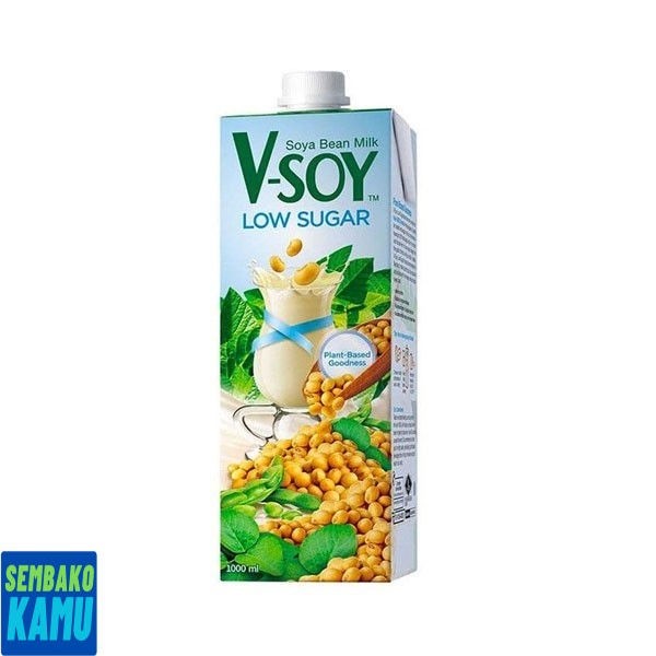 

V-Soy Soymilk Lowsugar 1 Liter - Susu