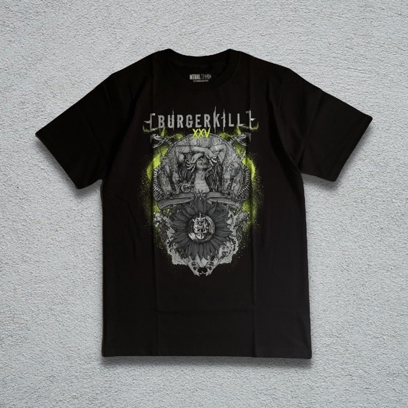 T-Shirt Burgerkill x Maternal - Intuition Bahan Cotton Combed 24s Tebal unisex