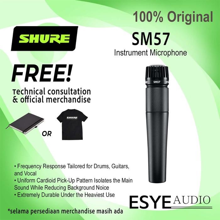 Shure SM57 SM 57 SM-57 Microphone Kabel Original - SM57 Only