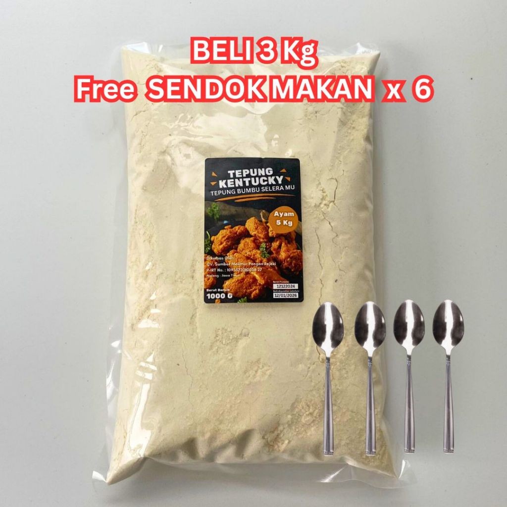 

MASTER KENTUCKY Tepung bumbu Serbaguna / Tepung Bumbu Krispi / Tepung Ayam Geprek