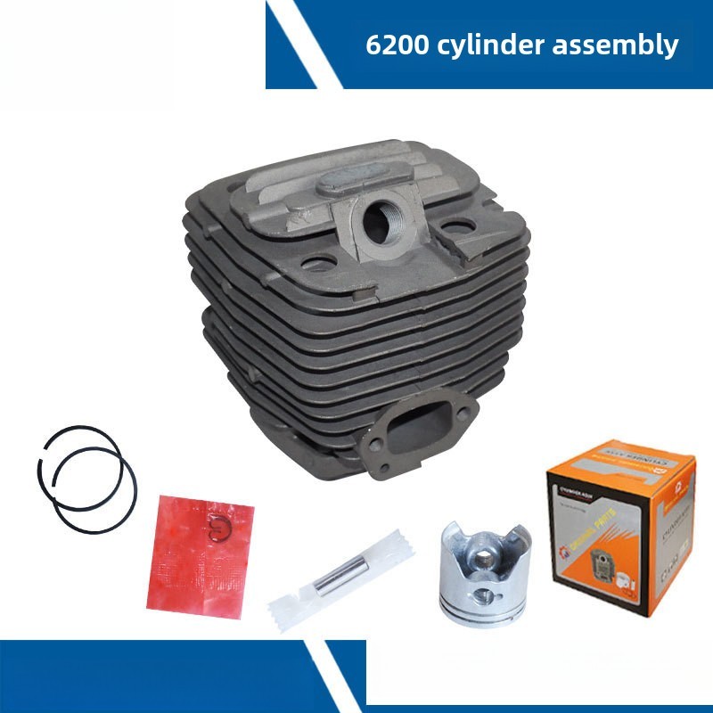 47.5mm Cylinder Piston Assembly for ZENOAH G6200 6200 62cc Chainsaw Logging Machine Parts Garden Too