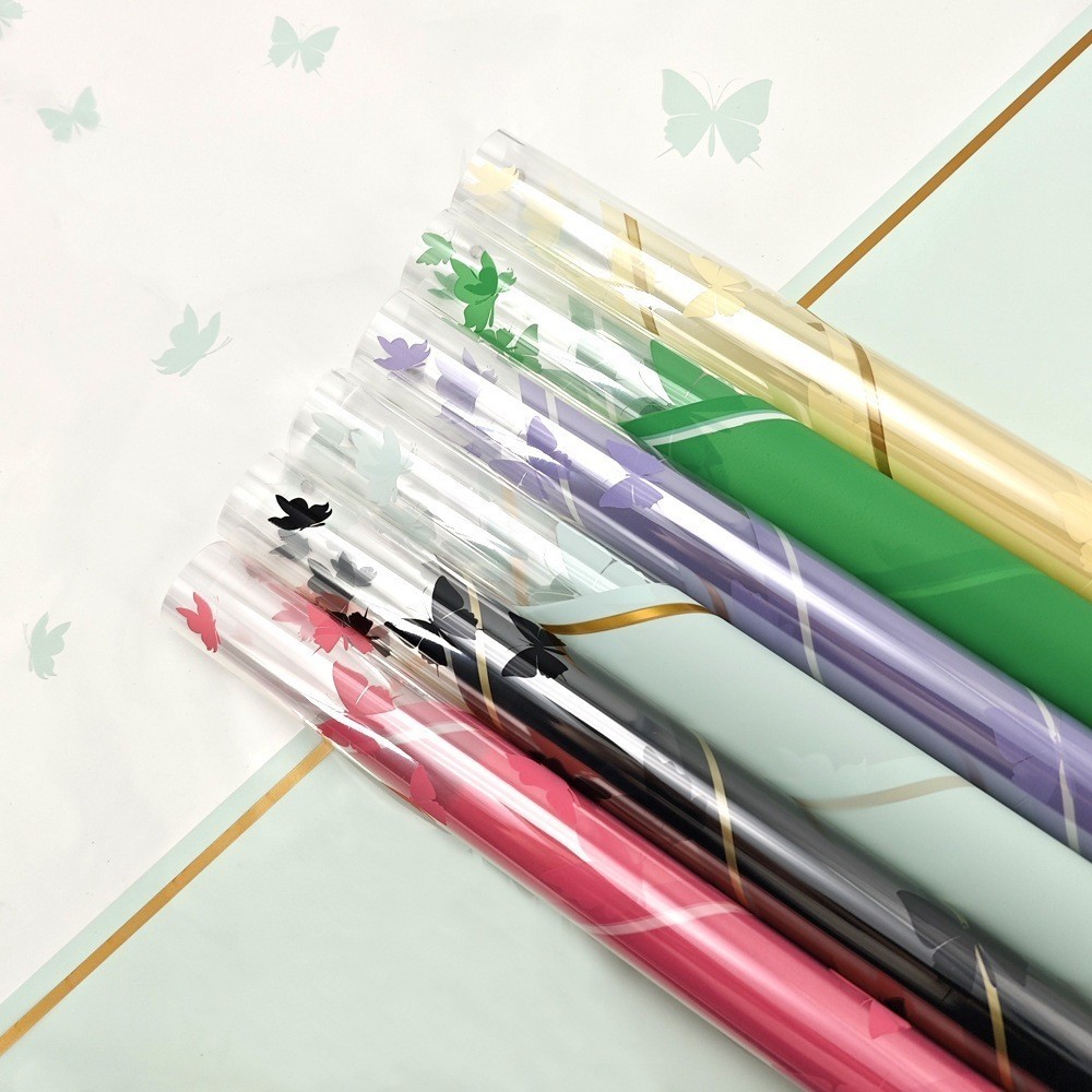 

Rose Paper - Kertas Buket Butterfly Cellophane Flower Wrapping Kertas Kado Ecer KB6125