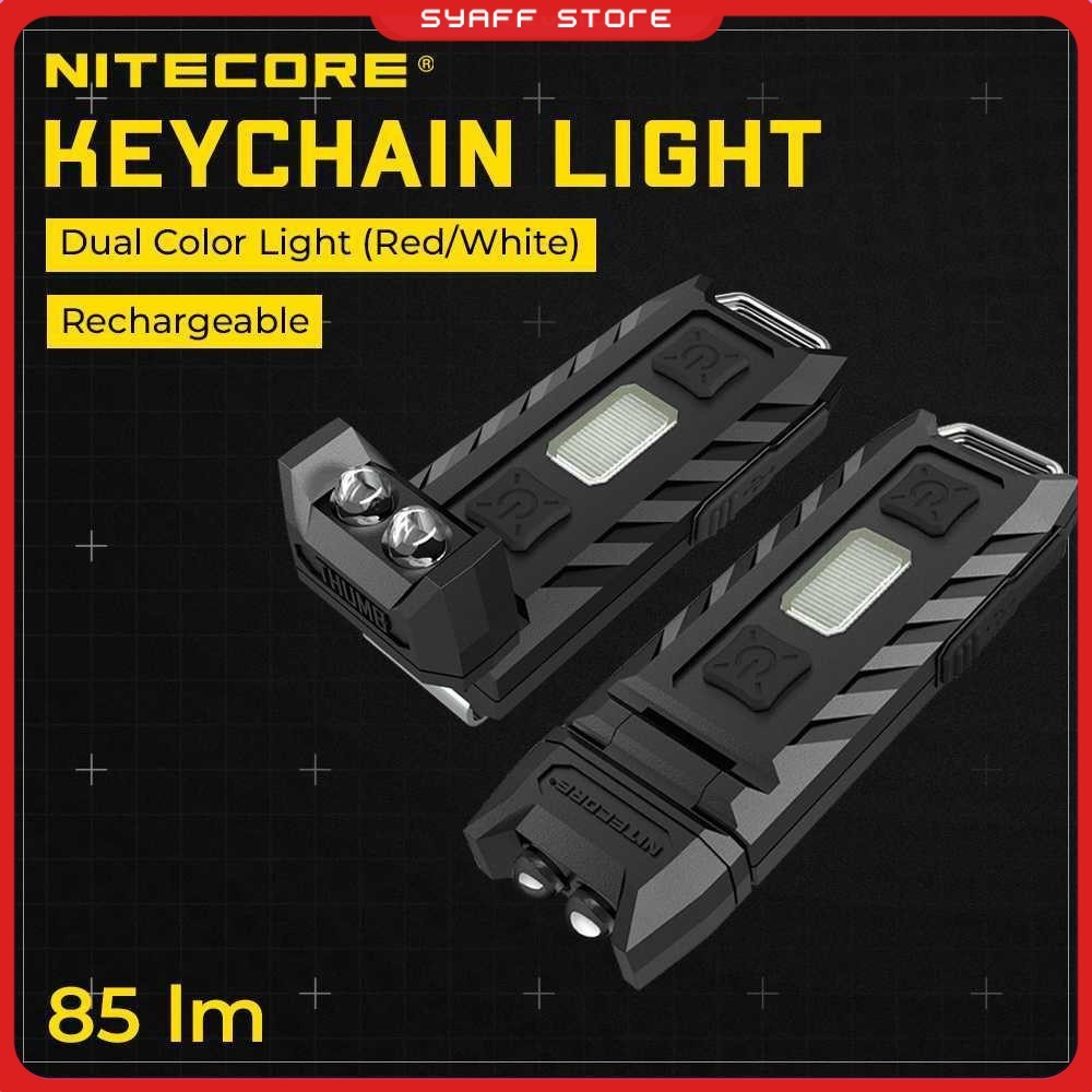 NITECORE Dual Color LED USB Rechargeable Keychain Light - THUMB