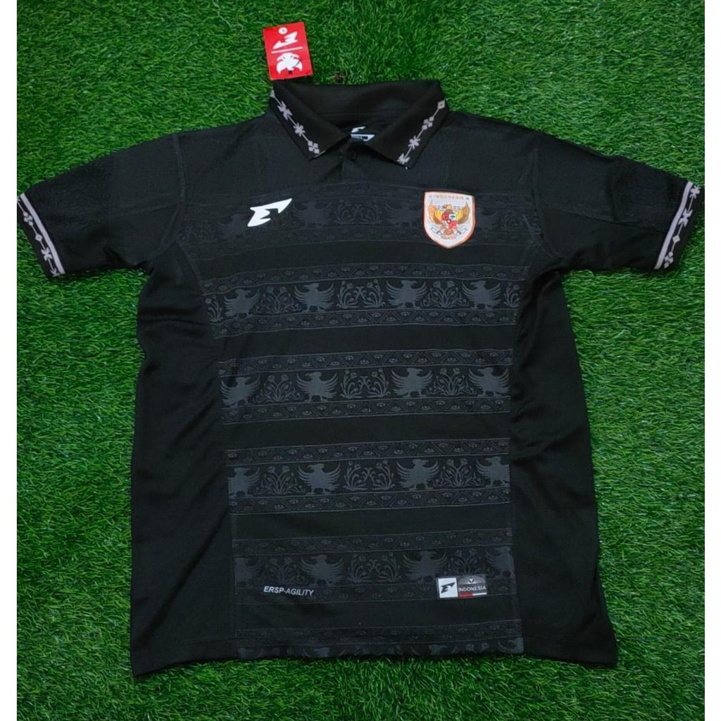 JERSEY BAJU BOLA TIMNAS INDONESIA GK KIPER HITAM ERSPO 2025/2026