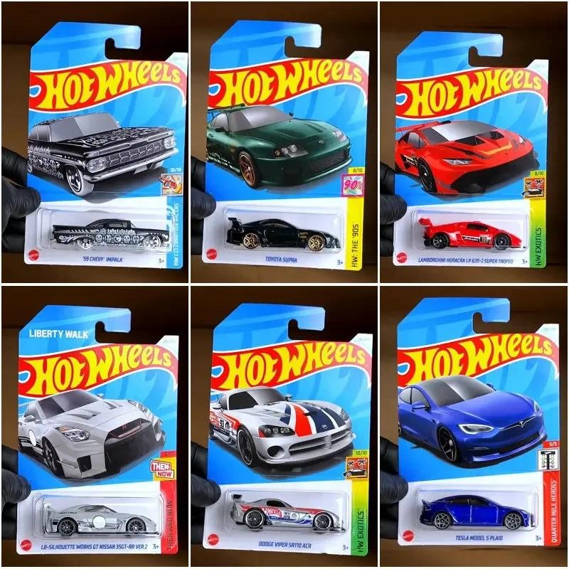 Hot Wheels Collect Toys Cars for Kids BUGATTI Supercar F1 McLaren Bens Porsche GTR Easy Model Hotwhe