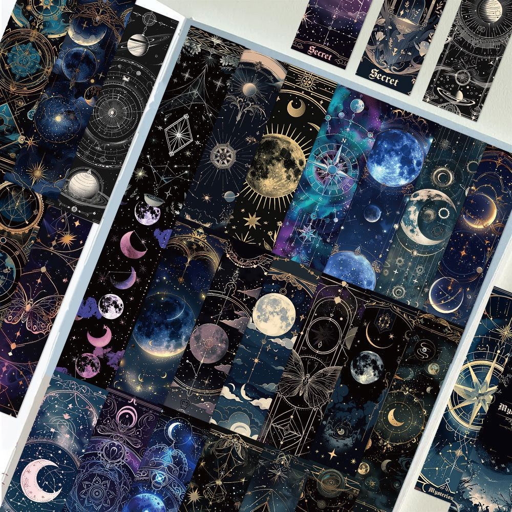 

30 new Starry Sky Tarot bookmark books, reading annotations, paper cultural and creative cards