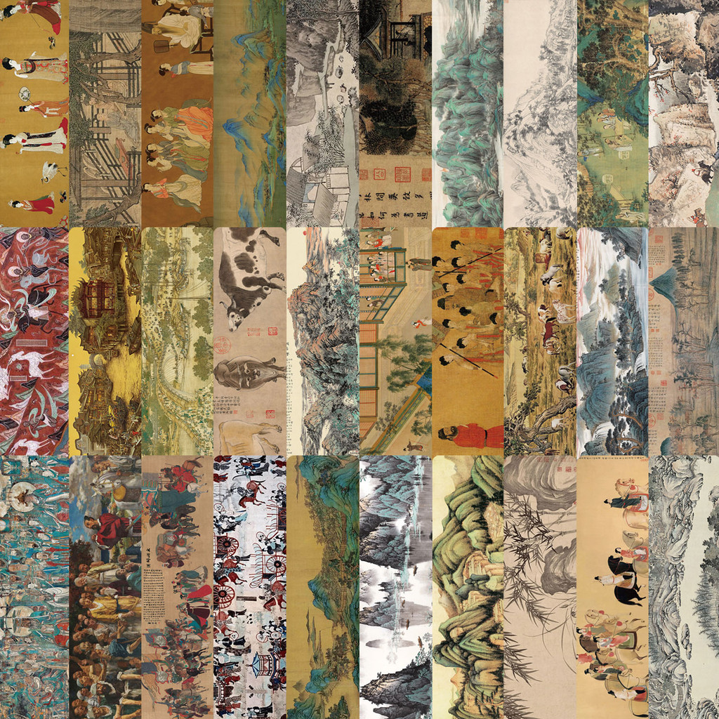 

30Pcs Elegant Ancient Art Style Creative Bookmark Traditional Chinese Painting Bookmarks Collection for Readers & Art Enthusiast