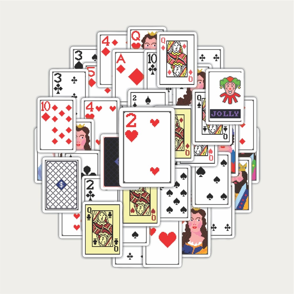 

Sticker Pack Stiker Kartu Poker V3 | Sticker TUMBLR | Stiker LAPTOP KOPER HELM