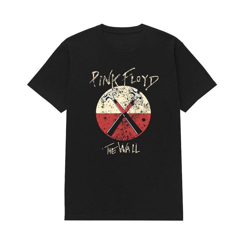 Kaos Tshirt Band Pink Floyd The Wall Hammers Bahan Tebal Cotton Combed 24s