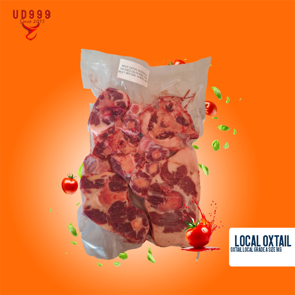

BEEF OXTAIL LOGAL GRADE A MIX SIZE 1KG