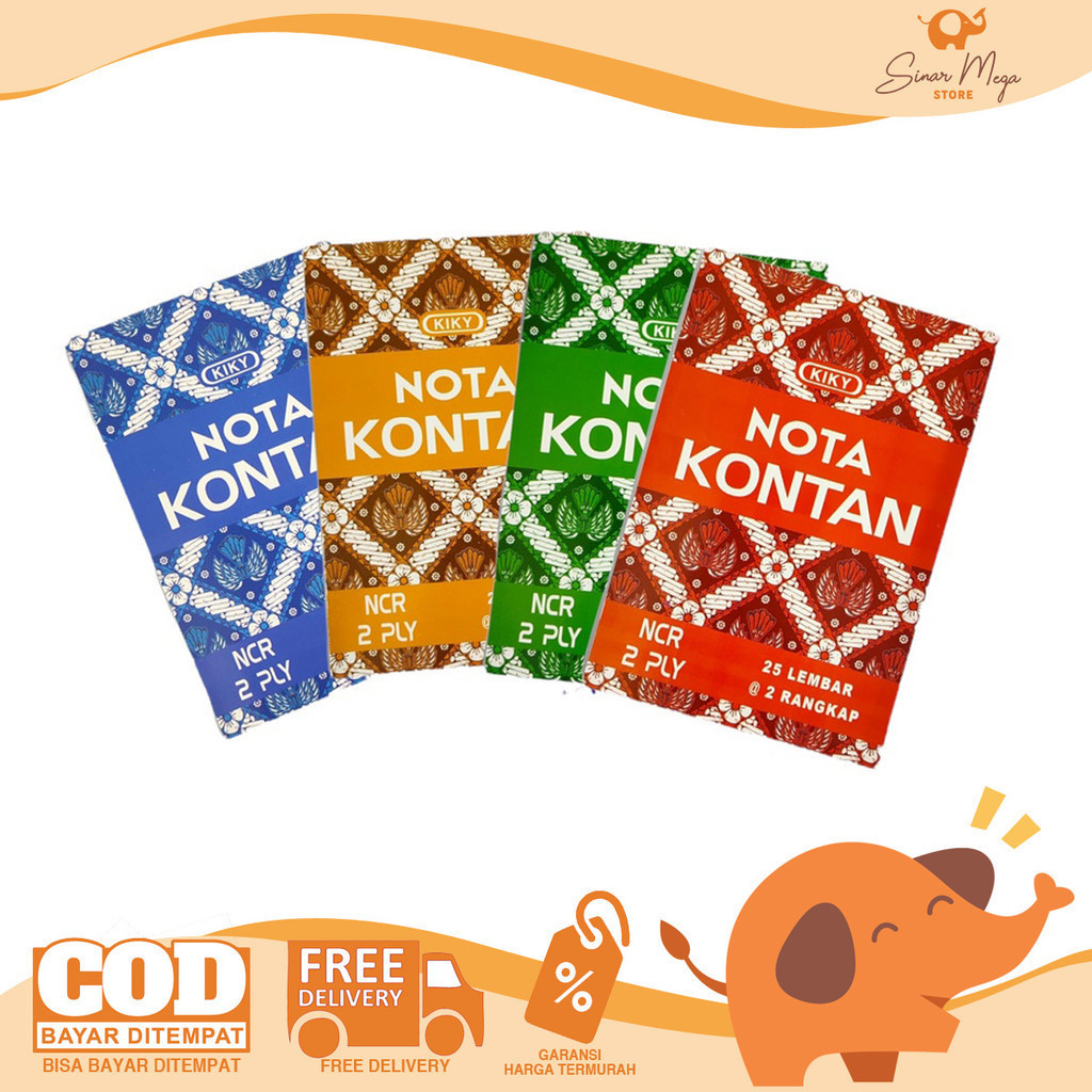 

Kiky Buku Nota Kontan 2 Ply Kecil 25 LEMBAR (2 Rangkap)