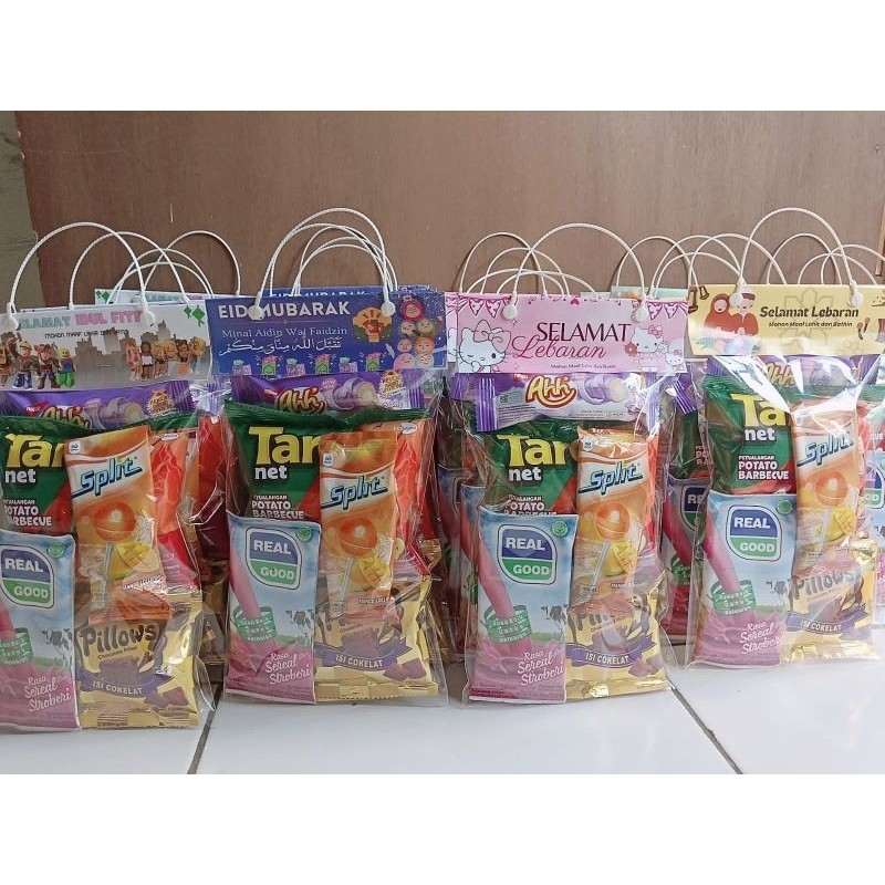 

Emama.store Paket Hemat FS051B (isi 10 paket) bingkisan ulang tahun / hadiah lomba / snack makanan