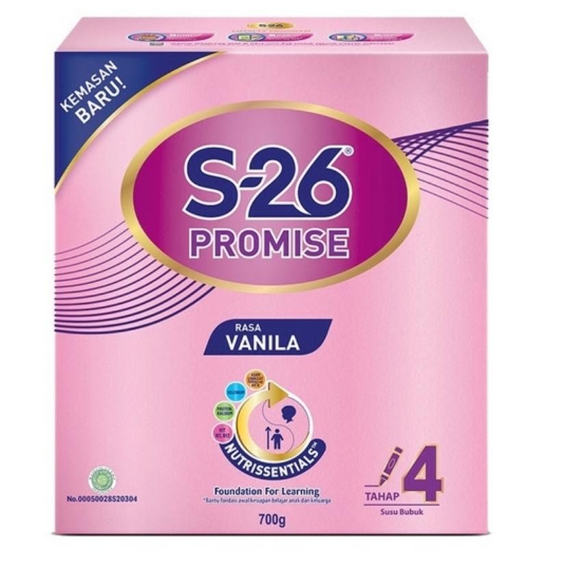 

Susu S-26 PROMISE Tahap 4 Susu Anak Usia 3-12 tahun 700gr