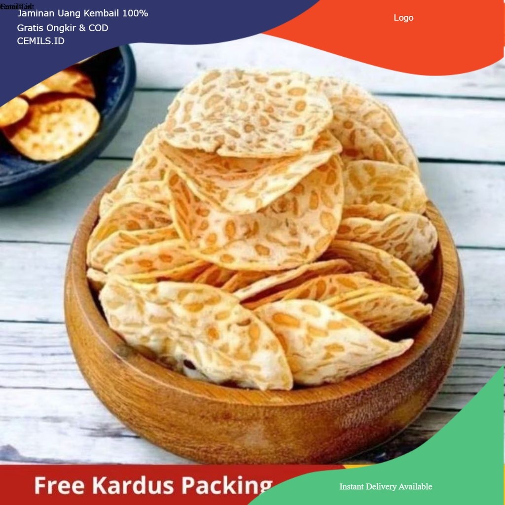 

Cemilan Keripik Sagu Tempe 1kg Kripik Tempe Gurih Renyah Kriuk Kemasan 1 Kilo