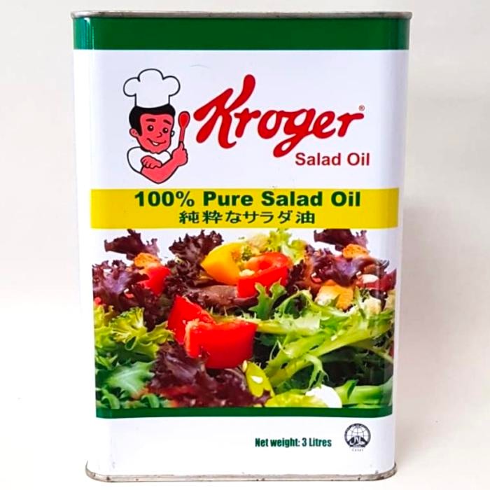 

Minyak Kedelai / Salad Oil Kroger 3 ltr