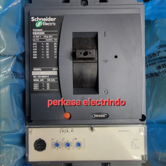 MCCB SCHNEIDER NSX630N 3P 630A 50KA LV432893