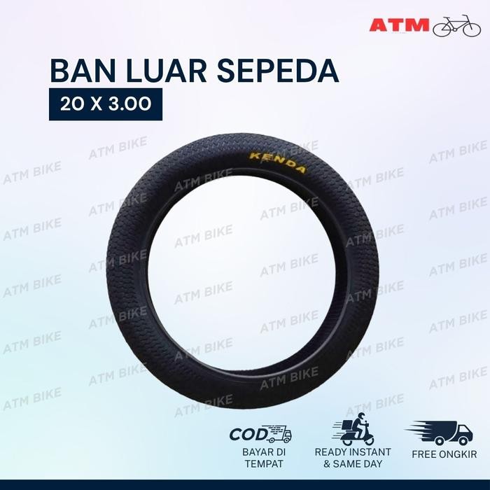 Ban Luar Sepeda BMX 20 x 3.0 / 20 x 3.00 Kenda Ban Besar Ban Jumbo original