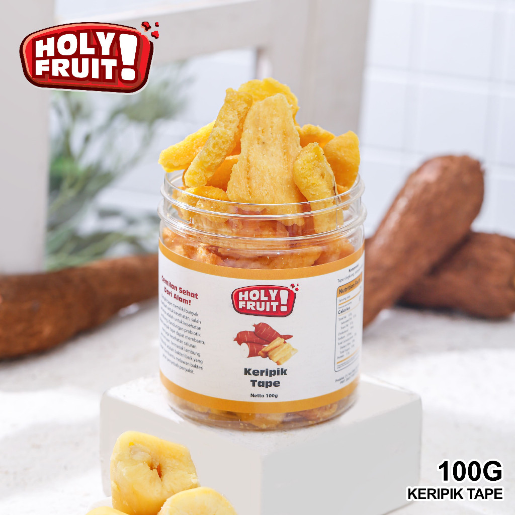 

Holy Fruit Keripik Buah Tape 100g 150g 250g Asli