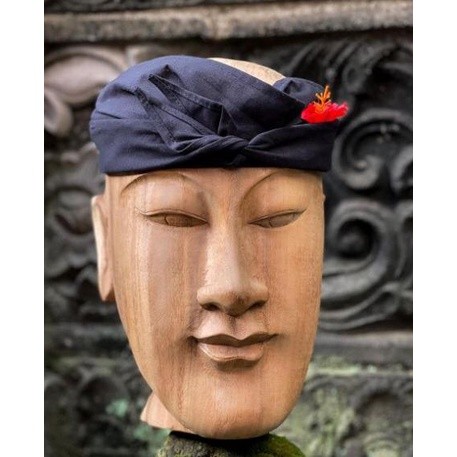 TERBARU UDENG BALI HITAM POLOS SETENGAH JADI