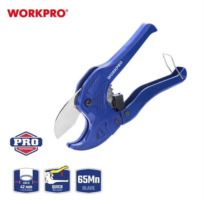 

WORKPRO WP301002 42mm (1-5/8") Quick Release Pipe Cutter (Gunting/Pemotong Pipa)