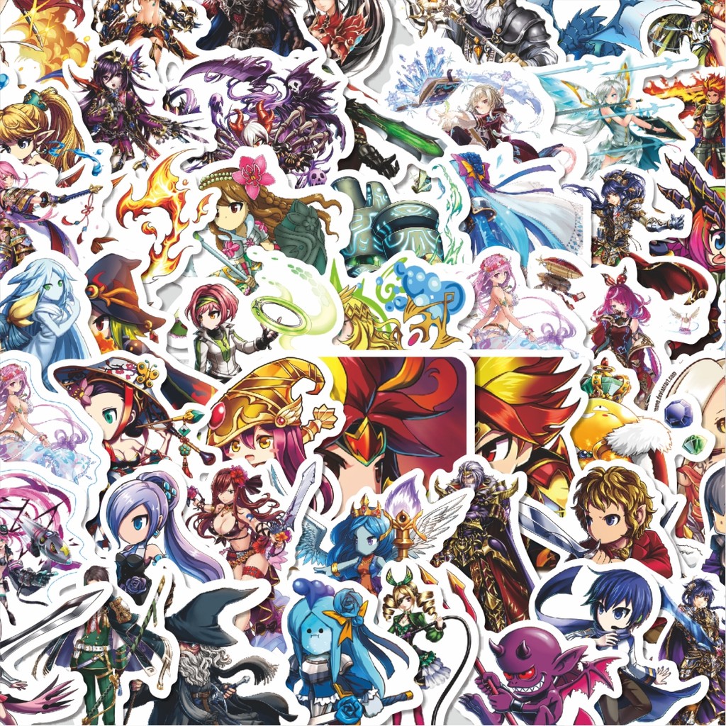 

Stiker Cutting Pack Stiker Game Brave Frontier Char Mix 11 Isi 100Pcs Series Aesthetic Lucu Keren Untuk Koper Bahan Vynil