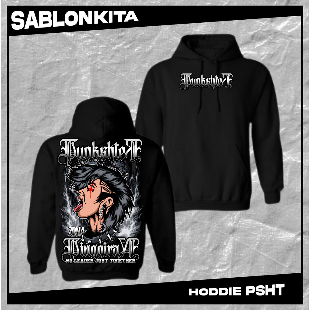 HOODIE PSHT PUNKSHTER ZONA PINGGIRAN - JAKET PSHT TERBARU - JAKET SH TERATE - JAKET HOODIE PSHT SIMP