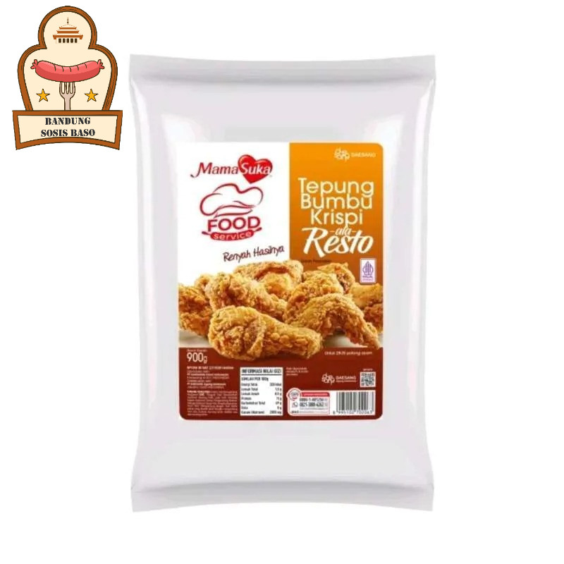 

Tepung Bumbu Crispy Mamasuka 900gr - Rahasia Ayam Goreng Krispi & Renyah ala Restoran