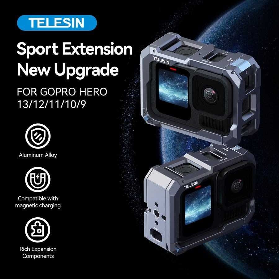 Casing Pelindung Kamera GoPro Hero 9-13 - *Protective Frame Aluminium