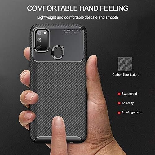 COMPATIBLE FOR CASE SAMSUNG M30S / M21 / M21 2021 CARBON AUTOFOCUS SLIM ARMOR PROTECTION - SAM M30S