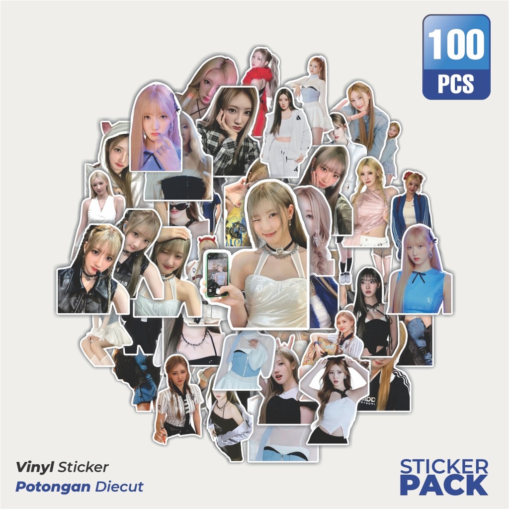 

Super Hemat! 100 PCS Stiker Baby Monster Baemon Rami Waterproof Aesthetic- Untuk Laptop, Motor, dan Helm - Paper Stationery Pack