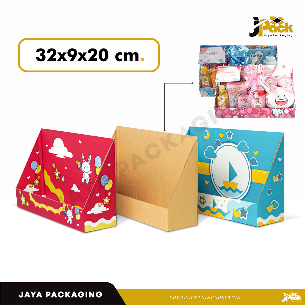 

Box 32x9x20 cm Display Box/Gift/BoxGift/parcel/parcelbayi/Kardus/Kemasan/Hampers/tinggi20