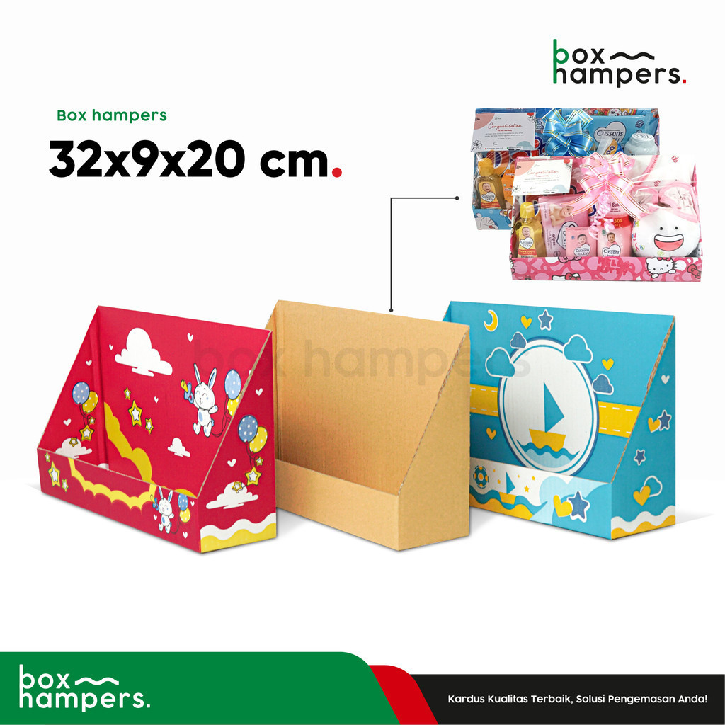 

Box 32x9x20 cm Display Box/Gift/BoxGift/parcel/parcelbayi/Kardus/Kemasan/Hampers/tinggi20