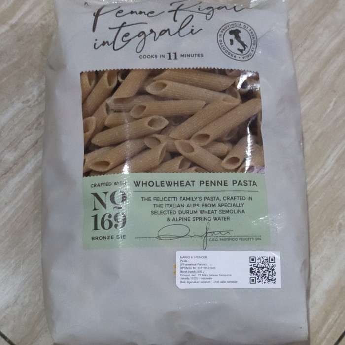 

M&S Whole wheat Penne 500gr pasta