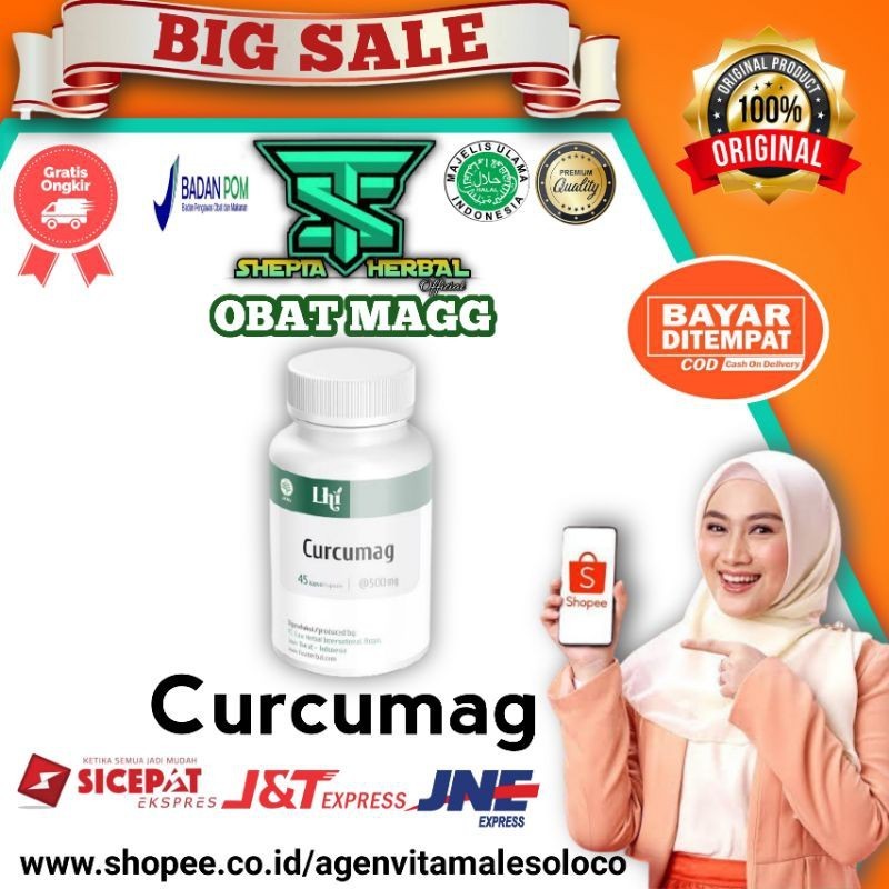 

CURCUMAG asli mengatasi asam lambung & maag