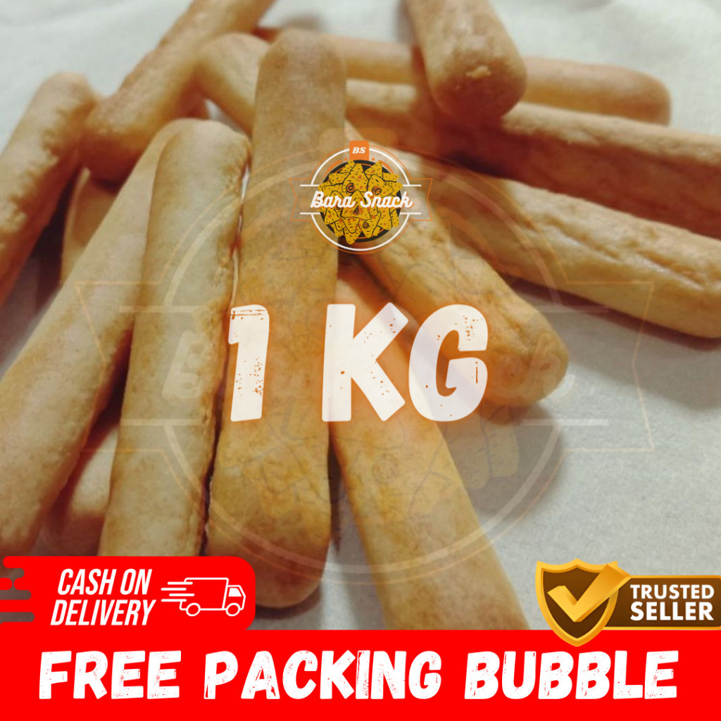 [ 1KG ] Biskuit Stik Durian / Stik Nyam Nyam Cap UBM / Camilan Snack Kiloan Murah -B