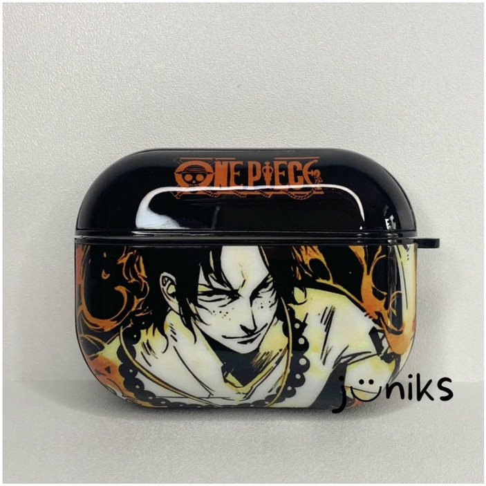 TERBATAS [airpods pro] soft case one piece luffy anime - Orange, Airpods Pro
