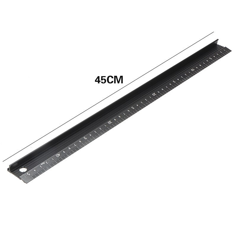 

gk Penggaris Lurus Multifungsi Straht Cutting Ruler Anti Slip Untuk Pengerjaan Aluminum Alloy