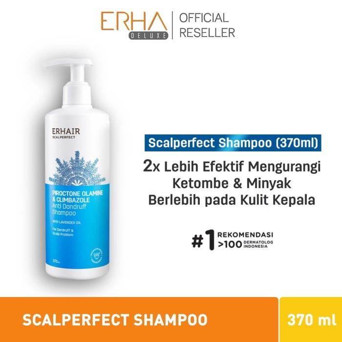 ERHA ERHAIR Scalperfect Shampoo 370 ml - Shampo Anti Ketombe, Dandruff