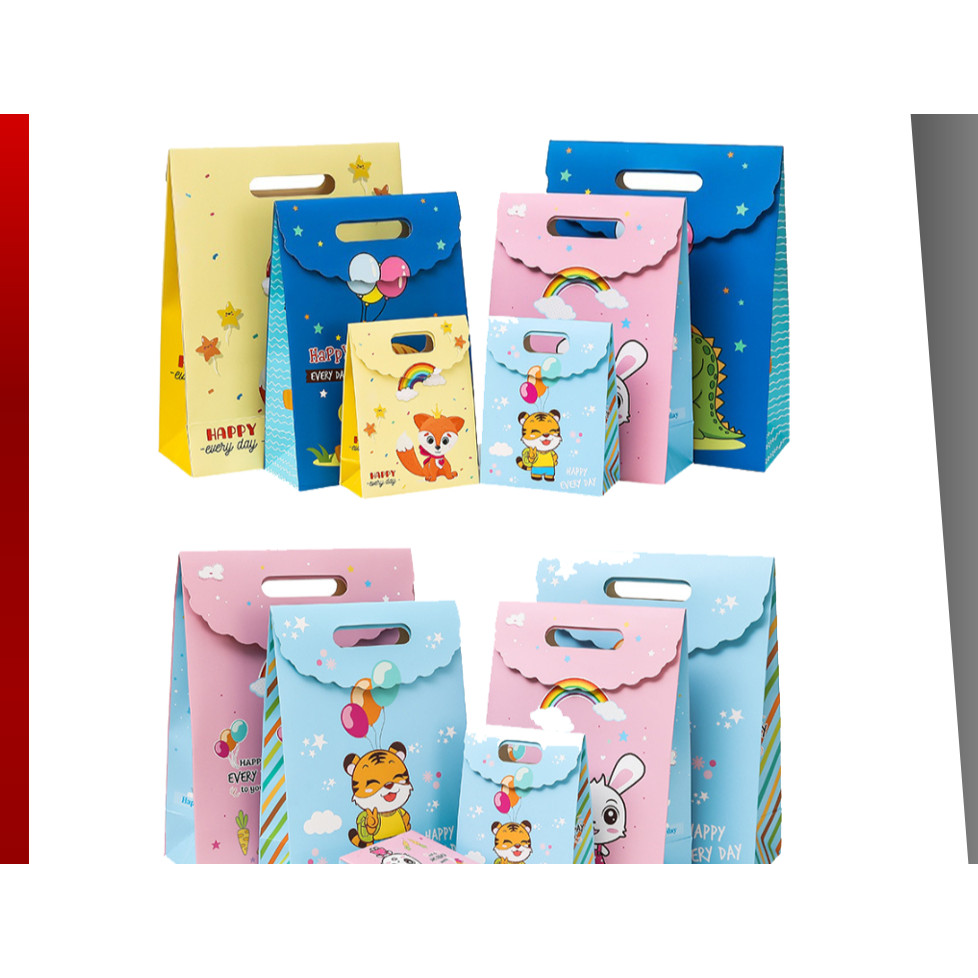 

Goodie Bag Karakter Animal Zamzam 6041 / Tas Ulang Tahun Lucu / Tas Bingkisan Ulang Tahun / Paper Bag Bingkisan / Goodie Bag Lucu Keren