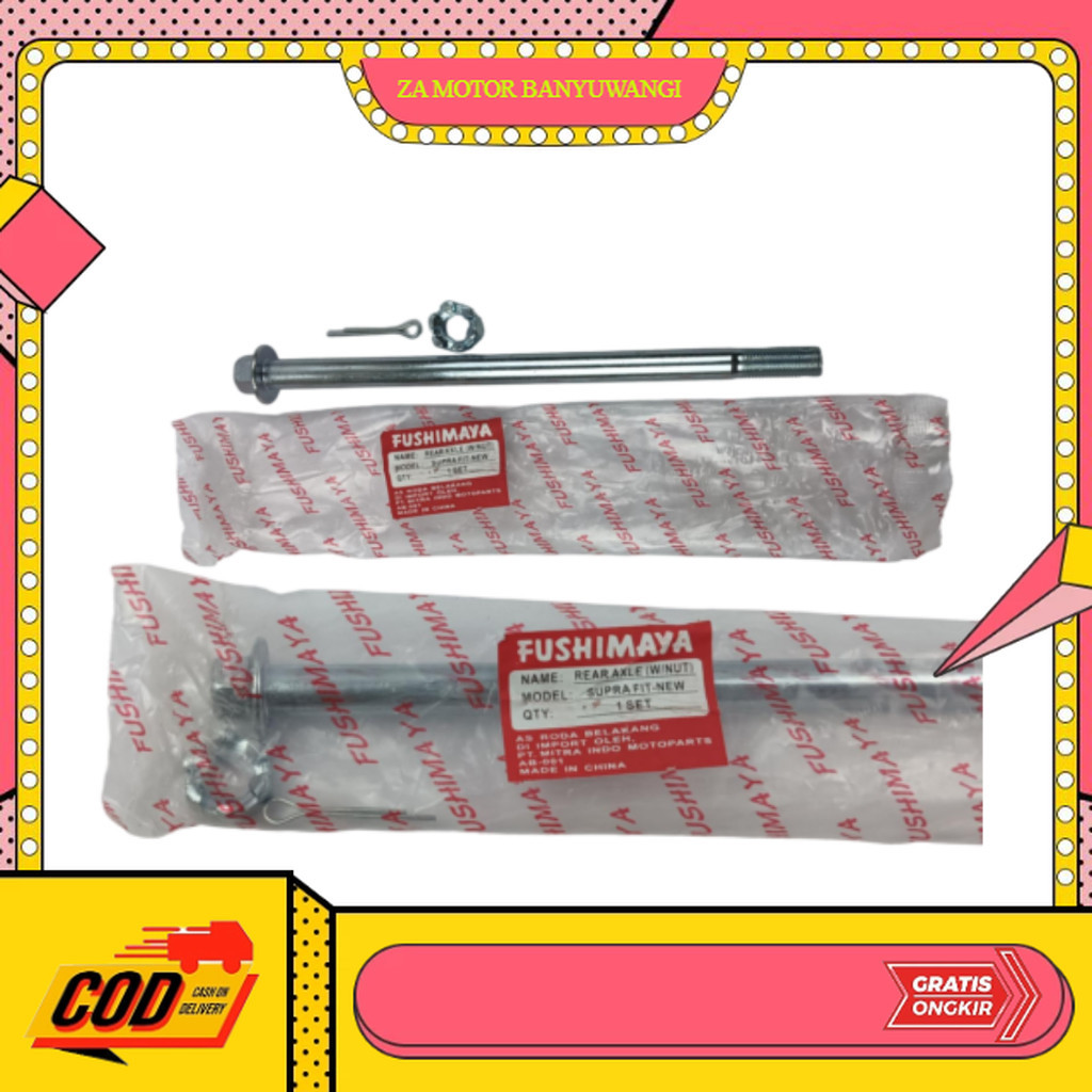 As Roda Belakang Honda Supra Fit New Part motor