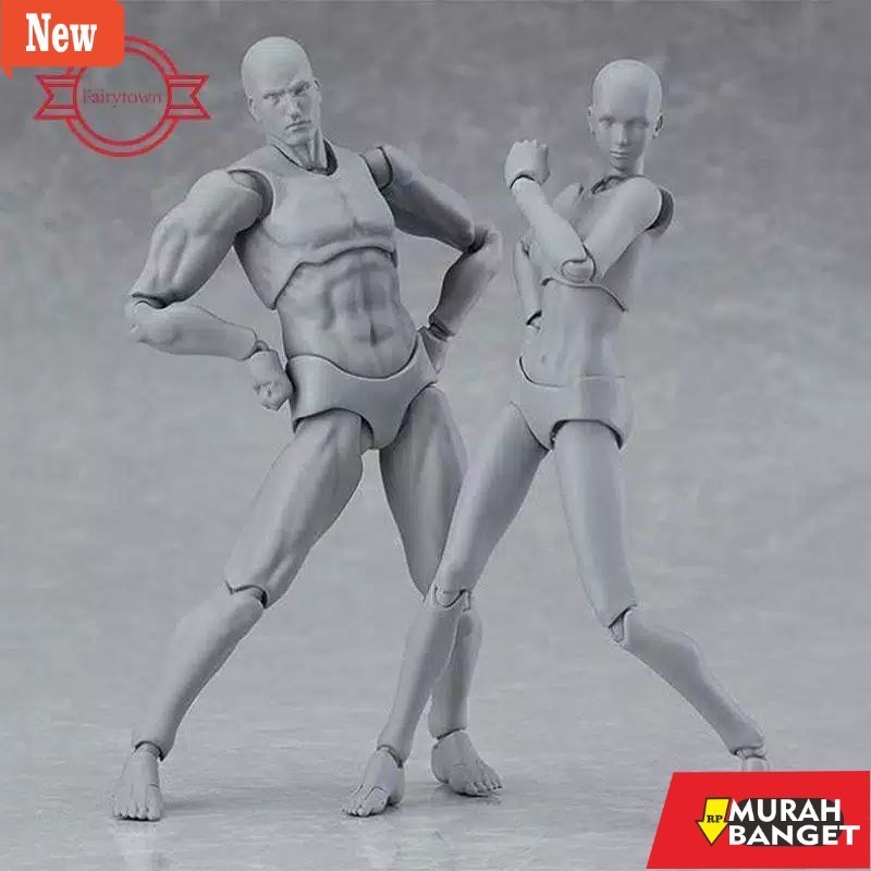 Mainan statistic figure yg lagi viral- action Figure SHF figma male female body man girl archetype m