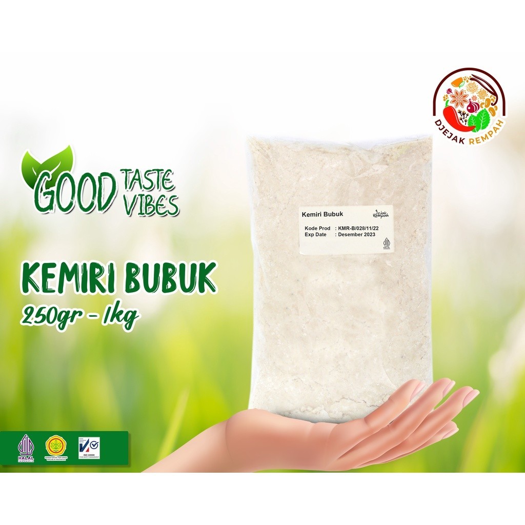 

Kemiri Bubuk / Candlenut Powder (Kemasan 100 Gr - 500 Gr) Maaf Stock Kosong - 100% Rempah Murni