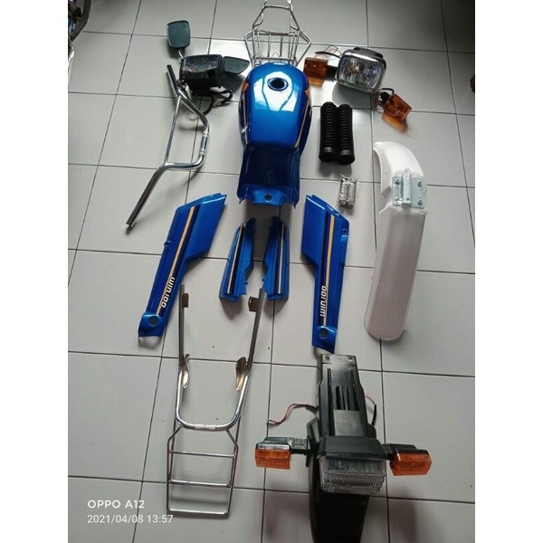 COVER BODY FULLSET TANGKI HONDA WIN 100 TANGKI SET BODI FULLSET WIN 100.a