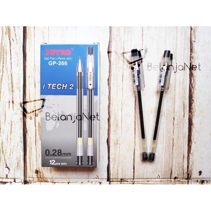 

Pen Gel Joyko I Tech 2 0.28 mm GP-266 - Hitam
