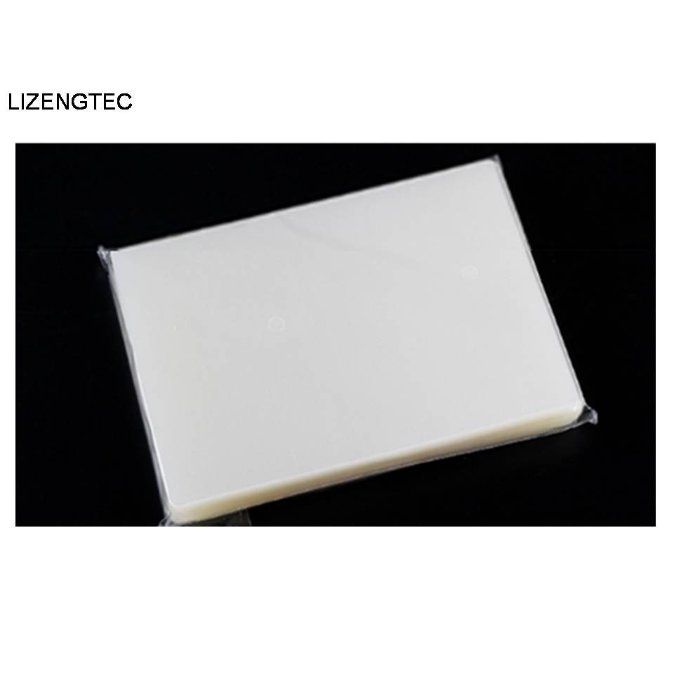 

LIZENGTEC 100 PCS Laminating Film for Office & School & Home 6inch (160*110mm) 75Mic (0.075mm) for Photo