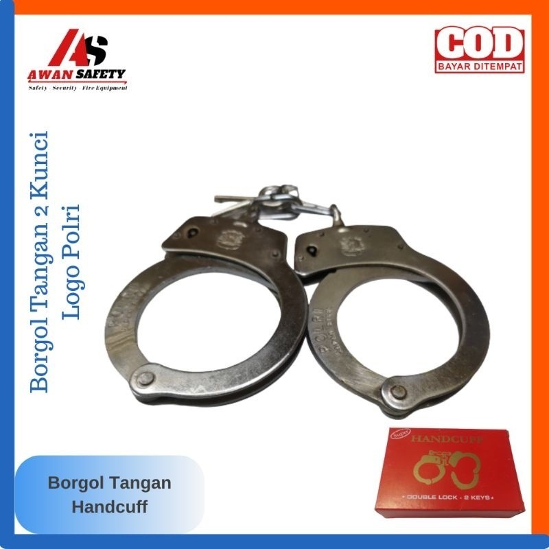 Borgol Polisi /Borgol Satpam/Borgol Polri/Borgol Tangan HANDCUFF