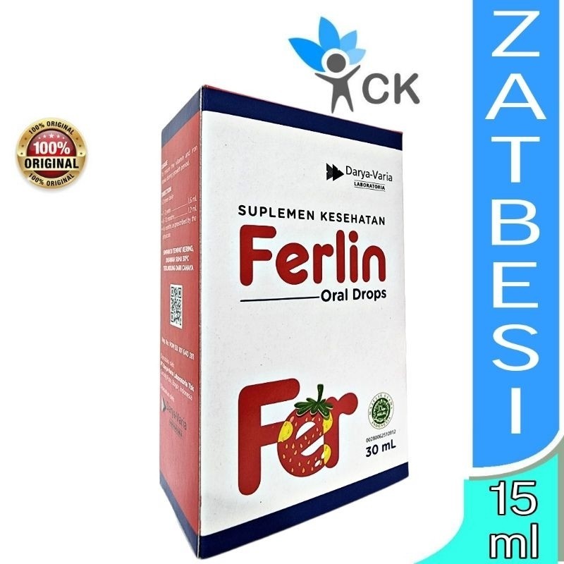 FERLIN DROP BOTOL 30 ML suplemen zat besi untuk bayi