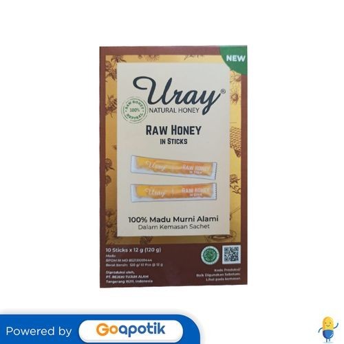 

Uray Raw Honey In Sticks Box 10 Sticks