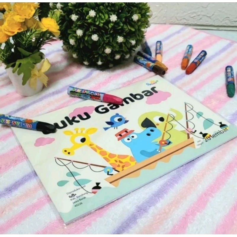 

BUKU GAMBAR Anak Playgroup TK Kosong Ukuran A5 20 lembar